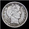 Image 2 : 1901-p Barber Quarter 25c Grades f+