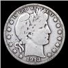 Image 2 : 1913-d Barber Half Dollars 50c Grades f, fine