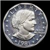 Image 2 : Proof 1981-s Susan B. Anthony $1 Dollar Grades GEM Proof Deep Cameo