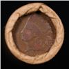 Image 3 : Mixed small cents 1c orig shotgun roll, 1916-d Wheat Cent, 1889 Indian Cent other end, Brinks Wrappe
