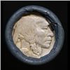 Image 2 : Buffalo Nickel Shotgun Roll in Old Bank Style 'Bell Telephone'  Wrapper 1927 & D Mint Ends.