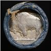 Image 3 : Buffalo Nickel Shotgun Roll in Old Bank Style 'Bell Telephone'  Wrapper 1927 & D Mint Ends.