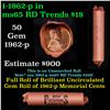 Image 1 : Lincoln 1c roll, 1962-p 50 pcs Vintage "Steel-Strong" Tubular Wrapper.