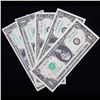 Image 6 : Group of 5 **Star Note** $1 Federal Reserve Notes, Series 1963 to 2009, All CU Grade Grades Select C