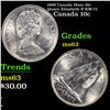 Image 1 : 1968 Canada Dime 10c Queen Elizabeth II KM-72 Grades Select Unc