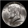 Image 2 : 1964-p Kennedy Half Dollar 50c Grades Choice+ Unc