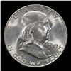 Image 2 : 1949-s Franklin Half Dollar 50c Grades Choice Unc