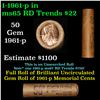 Image 1 : Shotgun Lincoln 1c roll, 1961-p 50 pcs Brandt Wrapper.