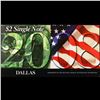 Image 2 : 2003A $2 Federal Reserve Note, Uncirculated 2008 BEP Folio Issue (Dallas, TX) Grades Gem CU