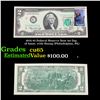 Image 1 : 1976 $2 Federal Reserve Note 1st Day of Issue, with Stamp (Philadelphia, PA) Grades Gem CU