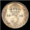 Image 3 : 1919 Britain 3 Pence 3p KM-813 Grades Select AU