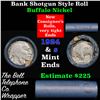 Image 1 : Buffalo Nickel Shotgun Roll in Old Bank Style 'Bell Telephone'  Wrapper 1924 &s Mint Ends Grades