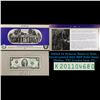 Image 1 : 2003A $2 Federal Reserve Note, Uncirculated 2011 BEP Folio Issue (Dallas, TX) Grades Gem CU