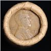Image 2 : Mixed small cents 1c orig shotgun roll, 1918-s Wheat Cent, 1864 Indian Cent other end, Brinks Wrappe