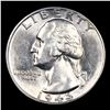 Image 2 : 1943-p Washington Quarter 25c Grades Select Unc