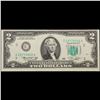 Image 2 : 1976 $2 Green Seal Federal Reserve Note (Philadelphia, PA) Grades Select CU