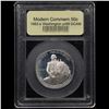 Image 2 : Proof 1982-s Washington Silver Modern Commem Half Dollar 50c Graded GEM++ Proof Deep Cameo By USCG