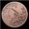 Image 2 : 1838 Coronet Head Large Cent 1c Grades f, fine