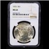 Image 2 : NGC 1923-p Peace Dollar $1 Graded ms64 By NGC