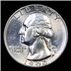 Image 2 : 1943-p Washington Quarter 25c Grades Choice Unc