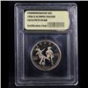 Image 2 : Proof 1996-s Olympics Soccer Modern Commem Half Dollar 50c Graded GEM++ Proof Deep Cameo BY USCG