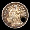 Image 2 : 1856-p Seated Liberty Half Dime 1/2 10c Grades VF Details