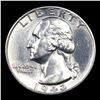 Image 2 : 1943-p Washington Quarter 25c Grades Choice Unc