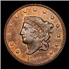 Image 2 : ***Auction Highlight*** 1835 Small 8, Stars Coronet Head Large Cent 1c Graded ms64 bn By SEGS (fc)