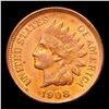 Image 2 : 1908 Indian Cent 1c Grades Choice+ Unc RB