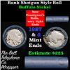 Image 1 : Buffalo Nickel Shotgun Roll in Old Bank Style 'Bell Telephone'  Wrapper 1927 &d Mint Ends Grades