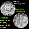 Image 1 : 1942-s Mercury Dime 10c Grades Select Unc FSB