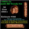 Image 1 : Lincoln 1c roll, 1968-s 50 pcs Wrapper.