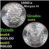 Image 1 : 1880-s Morgan Dollar $1 Grades Choice Unc
