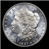 Image 2 : 1887-p Morgan Dollar $1 Grades Choice+ Unc