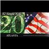 Image 2 : 2003A $2 Federal Reserve Note, Uncirculated 2008 BEP Folio Issue (Atlanta, GA) Grades Gem CU
