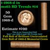 Image 1 : Shotgun Lincoln 1c roll, 1968-d 50 pcs Brandt Wrapper.
