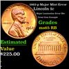 Image 1 : 1962-p Lincoln Cent Major Mint Error 1c Grades GEM Unc RB