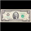 Image 2 : **Star Note** 1976 $2 Green Seal Federal Reserve Note (Atlanta, GA) Grades Gem CU