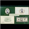 Image 1 : 1999 $5 Federal Reserve Note, Low Numbered Uncirculated 2000 BEP Folio Issue Grades Gem CU