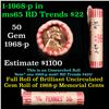 Image 1 : Shotgun Lincoln 1c roll, 1968-p 50 pcs Wrapper.