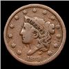Image 2 : 1838 Coronet Head Large Cent 1c Grades vg+