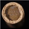 Image 3 : Mixed small cents 1c orig shotgun roll, 1909 Indian Cent, S other end, Brinks Wrapper Grades.