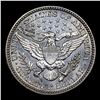 Image 3 : 1909-p Barber Quarter 25c Grades Choice Unc