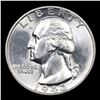 Image 2 : 1943-p Washington Quarter 25c Grades Choice Unc
