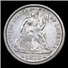 Image 2 : ***Auction Highlight*** 1873 arrow at Date  Seated Liberty Dime 10c Graded Select Unc By USCG (fc)