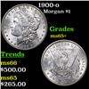 Image 1 : 1900-o Morgan Dollar $1 Grades GEM+ Unc