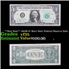 Image 1 : **Star Note** 1963B $1 'Barr Note' Federal Reserve Note Grades vf++