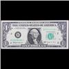 Image 2 : **Star Note** 1963B $1 'Barr Note' Federal Reserve Note Grades vf++