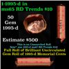 Image 1 : Lincoln 1c roll, 1995-d 50 pcs Wrapper.