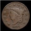 Image 2 : 1827 Coronet Head Large Cent 1c Grades f+